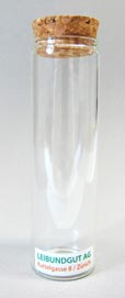Reagenzglas mit Kork Flachboden 30Dx100mm